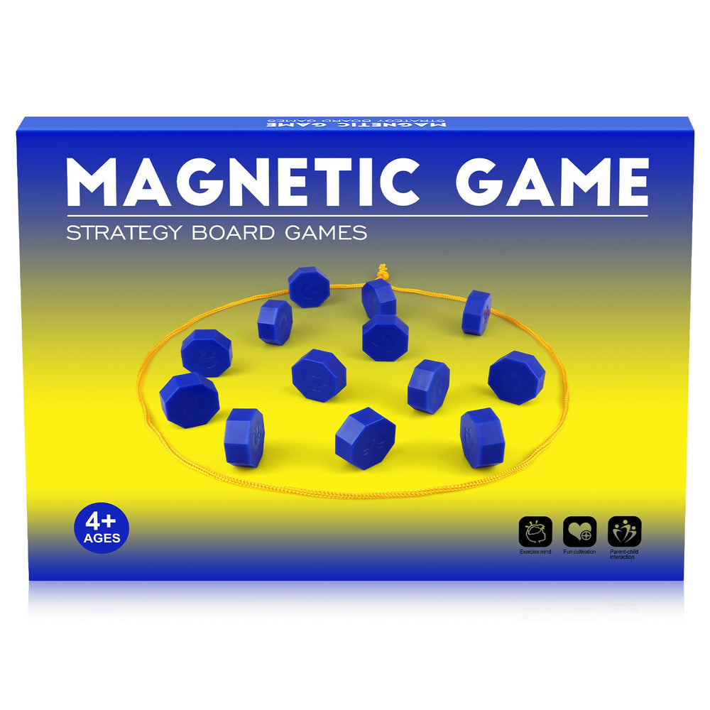 Bameca magnetic chess stones full-size provide tactile strategy during play.