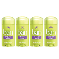Ban Invisible Solid Deodorant packaging for discreet protection and long-lasting freshness