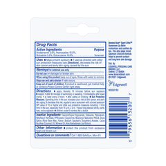 Banana Boat SPF 50 lip balm, lightweight formula for on-the-go protection.
