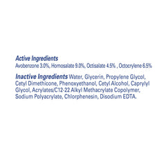 Banana Boat water-resistant roll-on sunscreen stays put during swimming and sweating.