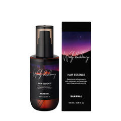 BANANAL woody blackberry hair perfume oil bottle highlights a lightweight treatment and scent.