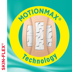 Band-Aid Brand Skin-Flex edge close-up showing four-sided seal.