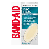 Band-Aid Pro Heal hydrocolloid bandage on blister with hydrated protection for everyday use