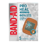 Band-Aid Pro Heal waterproof bandages protect minor wounds.