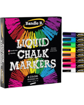 Bandle B. chalk markers on glass for vibrant storefront signage