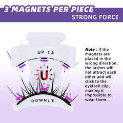 BandQaugen cat-eye magnetic lashes for a bold, defined silhouette.