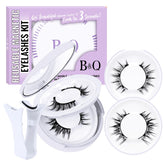 BandQaugen reusable magnetic lashes with applicator for effortless daily wear.