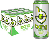 Bang Energy Lime Pop Drop can front view, zero sugar and bold energy for workouts