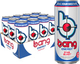 Bang Energy Star Blast bottle with bold zero sugar vitality for focus.