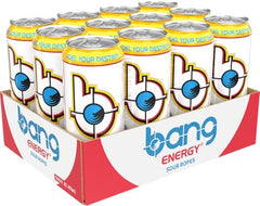 Bang Sour Ropes can closeup emphasizes bold sour flavor and caffeine kick.
