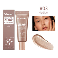 Bangfeng Glotion swirl on cheek for dewy glow.