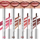 Bangfeng peel-off lip liner stain application highlights precise contour for defined lips.
