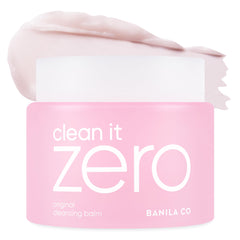 BANILA CO Clean It Zero big size jar ready for quick makeup removal.
