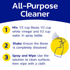 Banner Chemical Borax removes odors and stains from textiles.