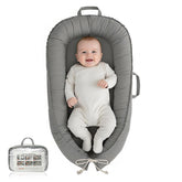 Baobrava Baby Lounger with 360-degree surround protection for secure, soothing rest.