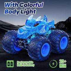BAODLON RC Monster Truck remote demonstrates easy driving and responsive controls