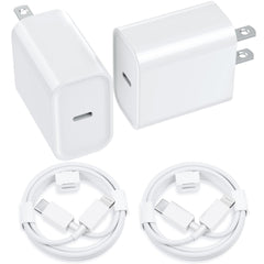 Baoota 20W USB-C wall charger powering an iPhone for fast charging.