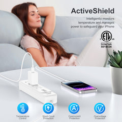 Baoota safety system with over-voltage protection for reliable charging.
