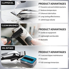 BarberTop barber brush cleaning head cleans crevices without scratching.