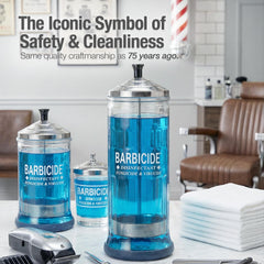BARBICIDE 16oz concentrate bottle for efficient dilution and sanitation.