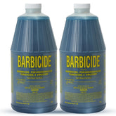 BARBICIDE half-gallon concentrate bottle for salon tool sanitation.