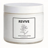 Bare Basics Revive Nerve Relief Cream bottle shown for targeted cooling relief.