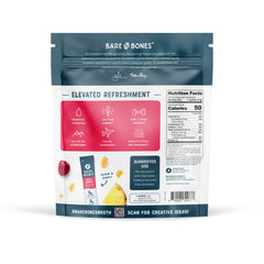 Bare Bones Fruit Punch dissolving in water for a refreshing hydration.