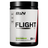 BARE PERFORMANCE NUTRITION BPN Flight pre-workout label highlighting clean energy for intense training