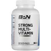 Bare Performance Nutrition Strong Multi-Vitamin bottle closeup for daily foundational support