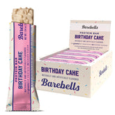 Barebells Birthday Cake bar packshot, a protein-rich treat for active days.