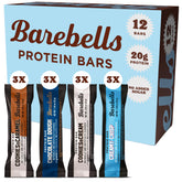 Barebells Cookies Cream bar with soft texture, a high-protein snack option.