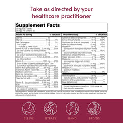 Bariatric Advantage serving dispense illustrating two-tablet daily dose.