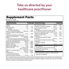 Bariatric Advantage Chewable Multi EA daily dosing demonstrates simple two-tablet regimen