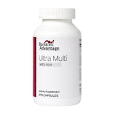 Bariatric Advantage Ultra Multi with Iron bottle front view for comprehensive nutrient support.