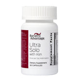 Bariatric Advantage Ultra Solo with Iron bottle for easy daily intake.
