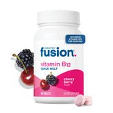 Bariatric Fusion B12 melts Cherry Berry bottle shows energy support potential.
