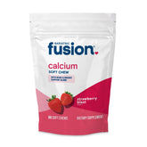 Bariatric Fusion calcium chews strawberry bottle, supports daily bone health.