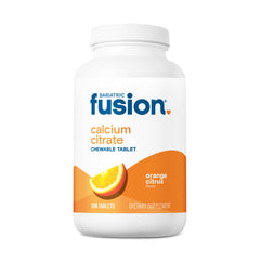 Bariatric Fusion calcium citrate chewable orange bottle front for bone health support