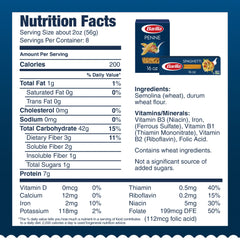Barilla penne pasta made with durum wheat semolina for al dente results