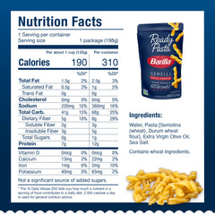 Barilla Ready Pasta Gemelli microwaving in 60 seconds, ideal for fast weeknight dinners.