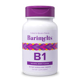 Barimelts B1 bottle front with 90-tablet supply for daily nutrition.