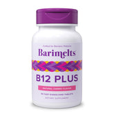 BariMelts B12 Plus natural cherry flavor tablet dissolves quickly for post-bariatric nutrition