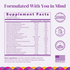 Fast-dissolving BariMelts tablets melt in mouth for easy daily intake