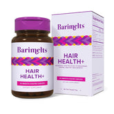 BariMelts Hair Health+ bottle showing daily caplets for nourishing hair health