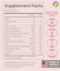BariSlim bottle label close-up emphasizing easy-to-digest chewables