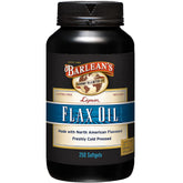 Barlean's Lignan Flaxseed Oil softgels bottle front view for everyday wellness