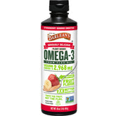 Barlean's vegan flaxseed oil bottle with strawberry banana flavor for daily omega-3-6-9 intake