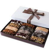 Barnetts Easter 12 chocolate biscotti gift box showcasing premium chocolate-dipped cookies for gifting.