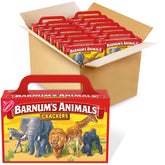 BARNUM'S Original Animal Crackers bulk 12-box set for easy family snacking.