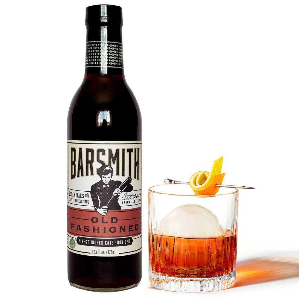Barsmith Old Fashioned Mix bottle front for home bar use